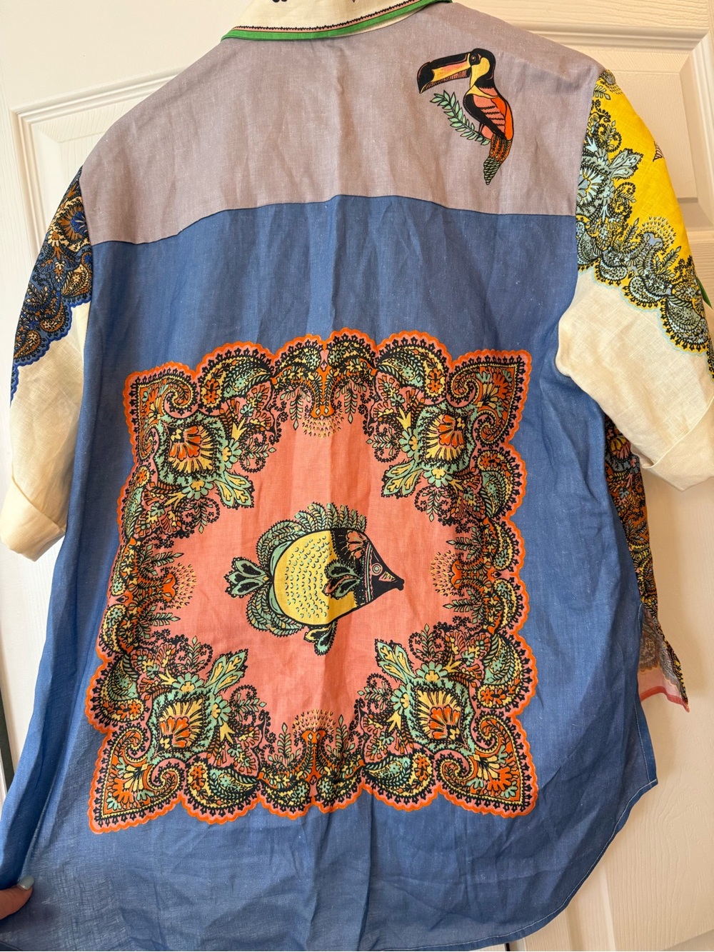ALÉMAIS
Linen Printed Top trippy tropic - Picture 6 of 11